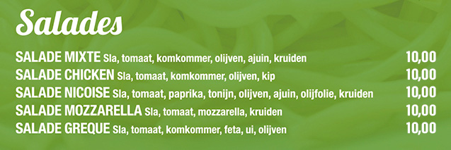 Salades